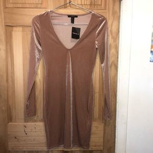 Pink long sleeve dress